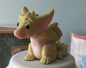 Vintage Handgefertigt The Whimsical World of Pocket Dragons &quot; Whatcha Doin &quot; 1995 Pensionierter echter Mussagraf mit Box und Blättchen Hoch sammlerbar