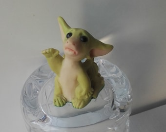 Vintage &quot;Bye!&quot; The Whimsical World of Pocket Dragons 1995 Retired - by Real Musgrave - Highly Collectable Figure Figurine