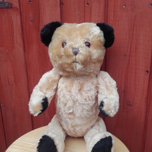 アニメミスタービーンテディベア、レアなビンテージソフトぬいぐるみ