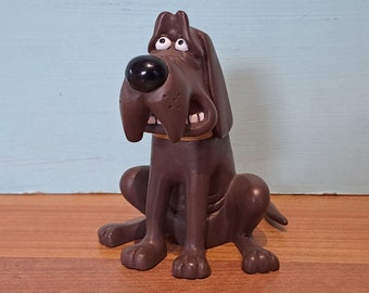 Clement The Bloodhound Creature Comforts Vintage Figure Figurine. Aardman Animations - The makers of Wallace and Gromit.
