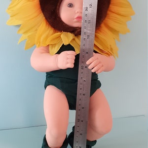 Anne Geddes Baby Sunflower Large 1986 Unimax Doll image 8