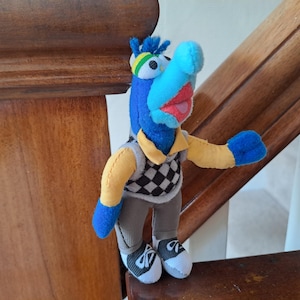 Little Gonzo from The Muppets Vintage Jim Henson TV Show Character Soft Toy Plush 2002.