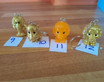 Gold Lion King Ooshies Rare Australian Exclusive Zipper Charm