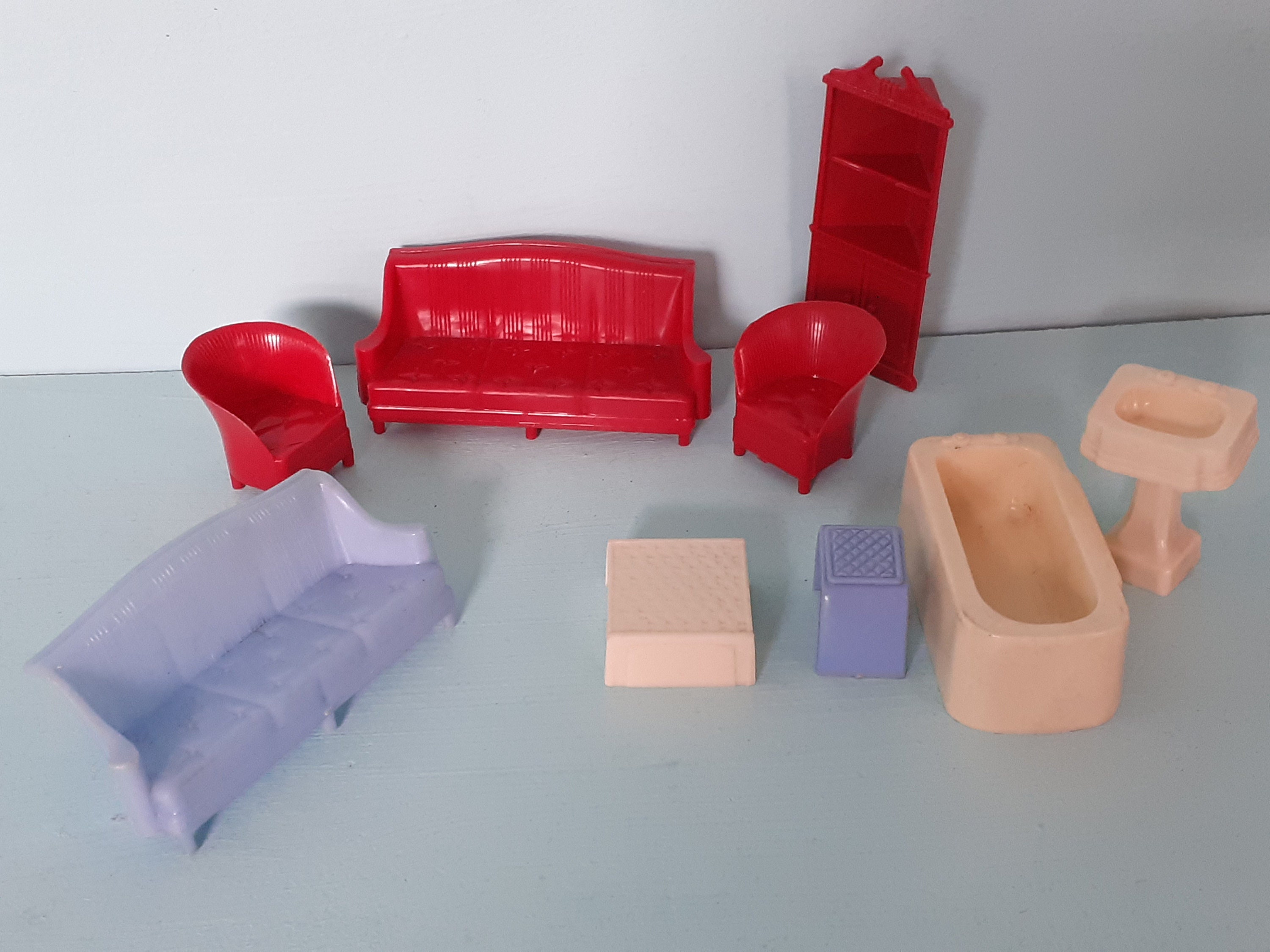 plastic dollhouse furniture