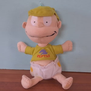 Tommy Pickles Doll from The Rugrats Vintage TV Show Character 1990s Soft Toy Plush.