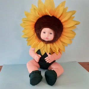 Anne Geddes Baby Sunflower Large 1986 Unimax Doll image 1