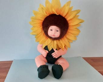 Anne Geddes Baby Sunflower Large 1986 Unimax Doll