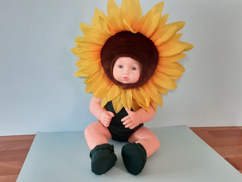 Anne Geddes Baby Sunflower Large 1986 Unimax Doll image 1