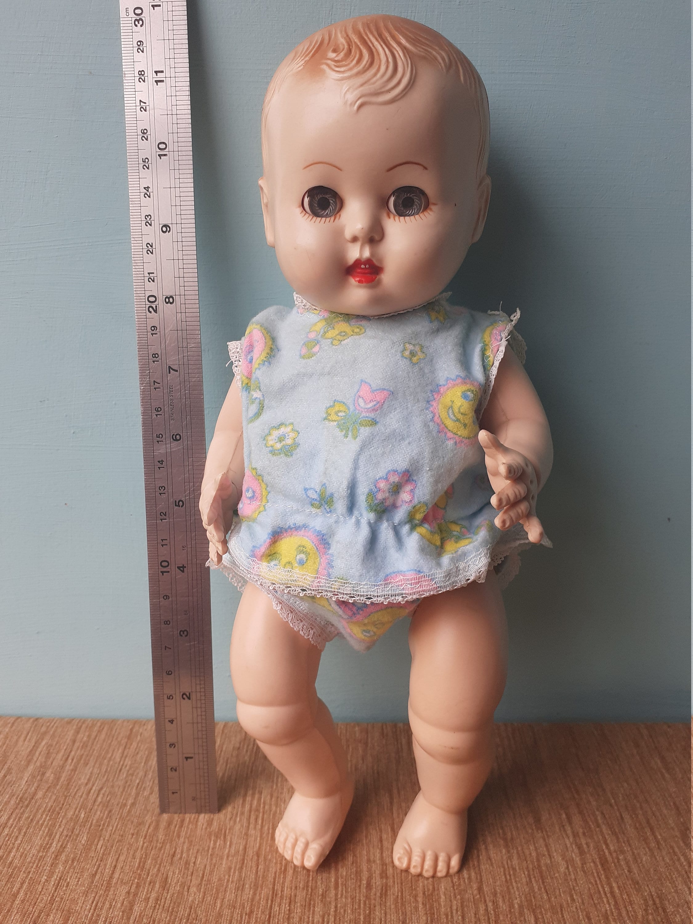 Vintage Rosebud Baby Doll Sleep Eyes Hard Plastic with Etsy
