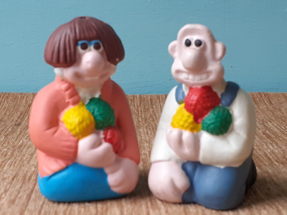 Wallace And Gromit Vintage Wallace y Wendolene A Close Shave Etsy