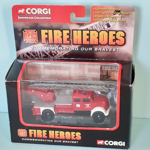 Corgi Showcase Collection Fire Heroes Die-Cast Scale Model Fire Engine. Magirus Deuts Deutz Feuerwehr Seefeld CS90064