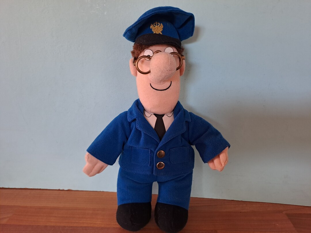 Vintage Postman Pat Teddy Bear Plush Collectors Toy by - Etsy