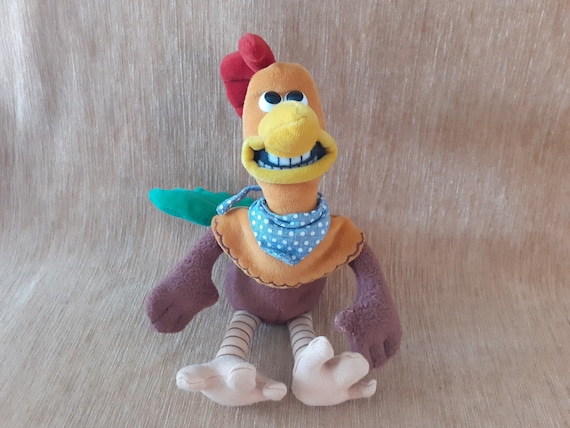 Talking Chicken Run Rocky Plush Stuffed Toy - Dreamworks Aardman