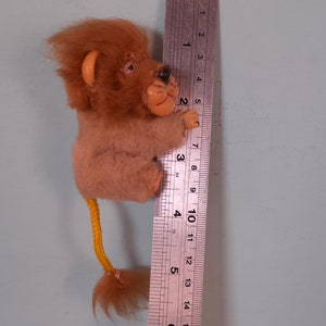 Lion Gripper Hugger Clip on Clip-on Doll Toy Figure - Rare Vintage Collectable 1980s