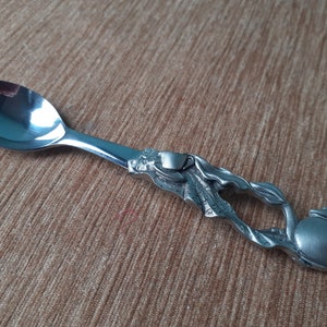 1994 Seagull Canada Pewter Teapot Collectors Signed Spoon.