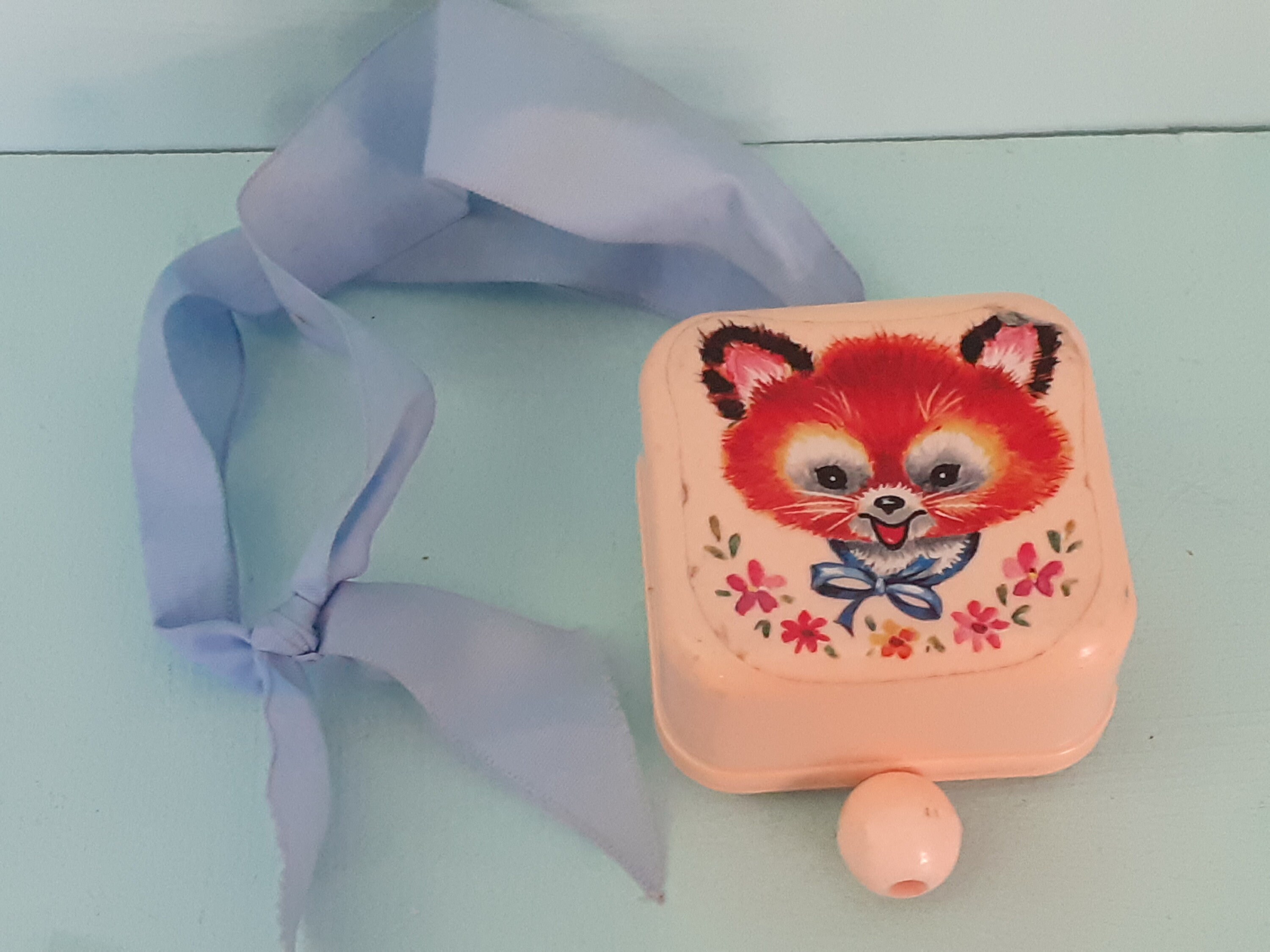 Fox Cub Vintage 1960s Cot Pram Pull String Musical Box on Etsy