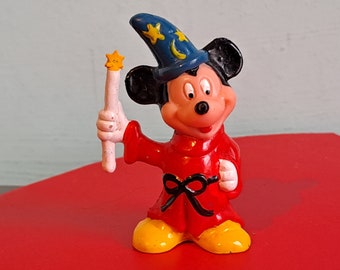 Mickey Mouse Sorcerer's Apprentice Hong Kong Vintage Figure - Walt Disney