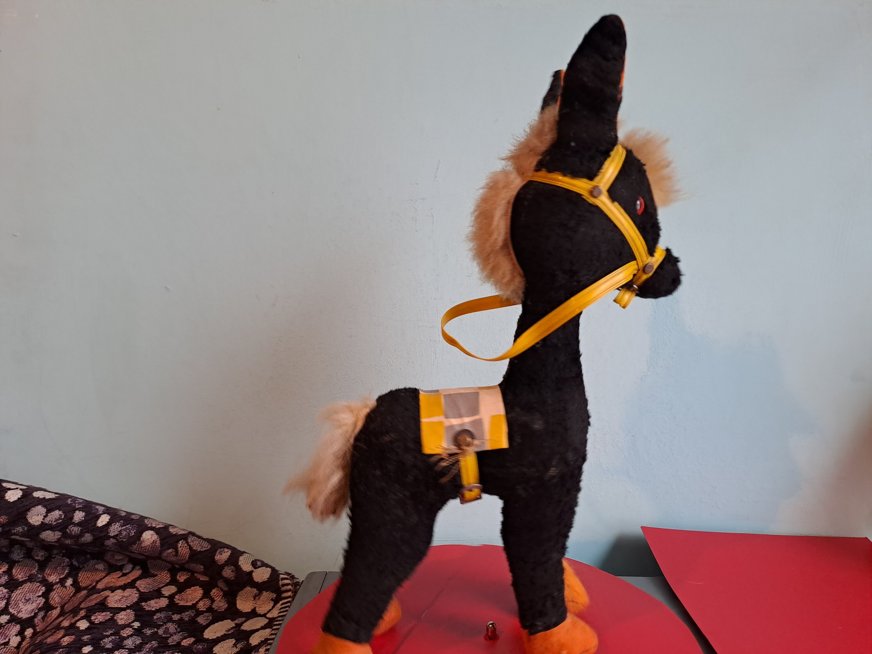 アンティーク ベアドイツ製 ラバー 34cm ぬいぐるみ1960年 鳴く アンティーク ベアドイツ製 ラバー 34cm ぬいぐるみ1960年 鳴く