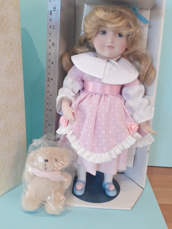 Goldilocks Franklin Heirloom Porcelain Doll Model Collectors Toy 1984 by Carol Lawson Etsy