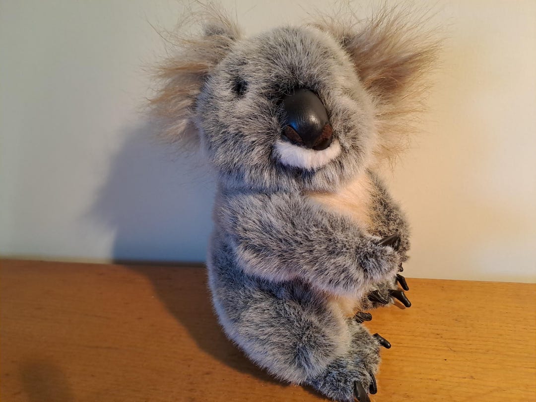 Fluffy Life Size Koala Teddy Bear Australia Vintage Plush — free download