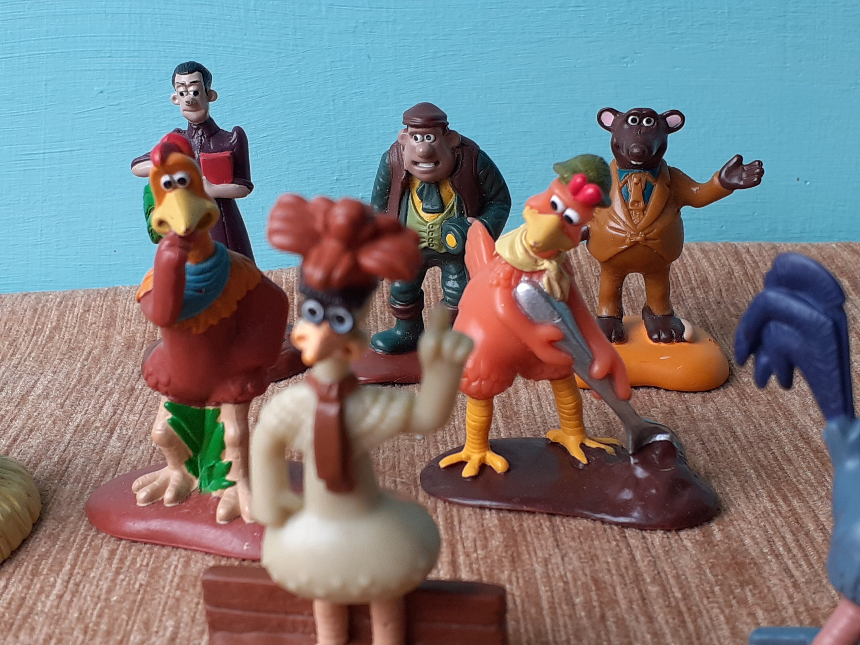 Chicken Run Figures 1999 set of 8 Vintage Dreamworks Aardman Etsy