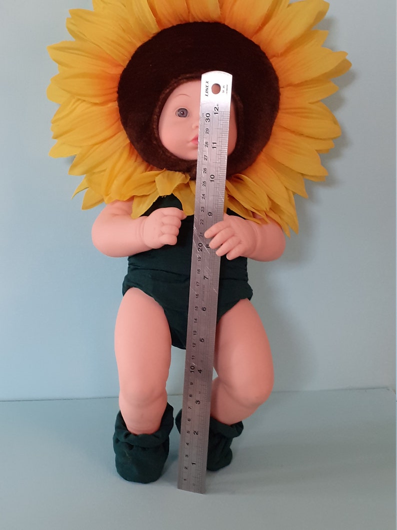 Anne Geddes Baby Sunflower Large 1986 Unimax Doll image 6