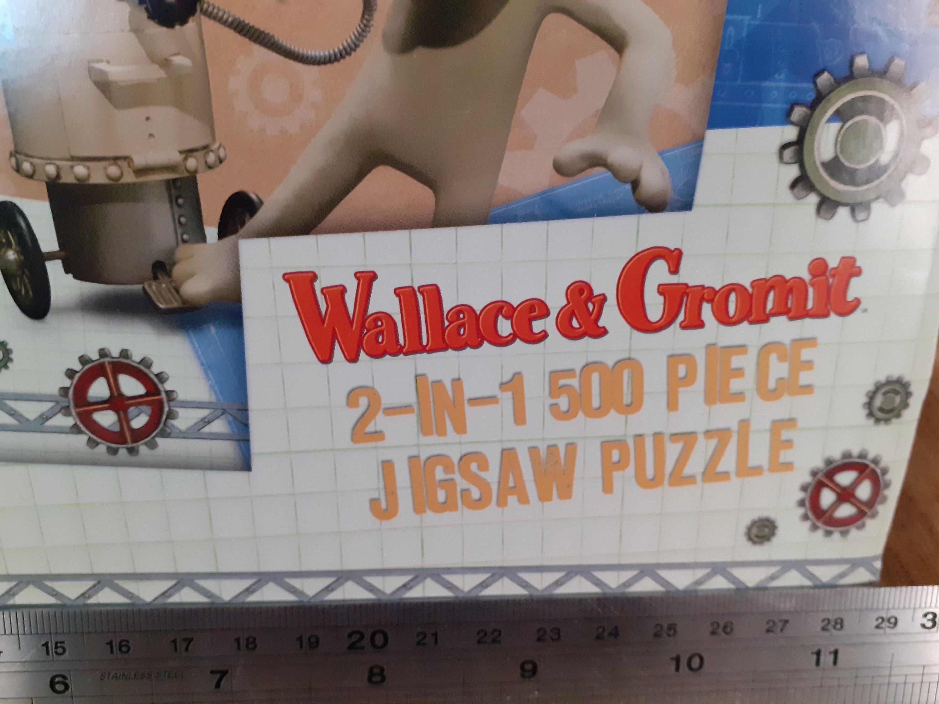 Wallace and Gromit 2 in 1 Double Sided 500 Piece Jigsaw Puzzle Etsy
