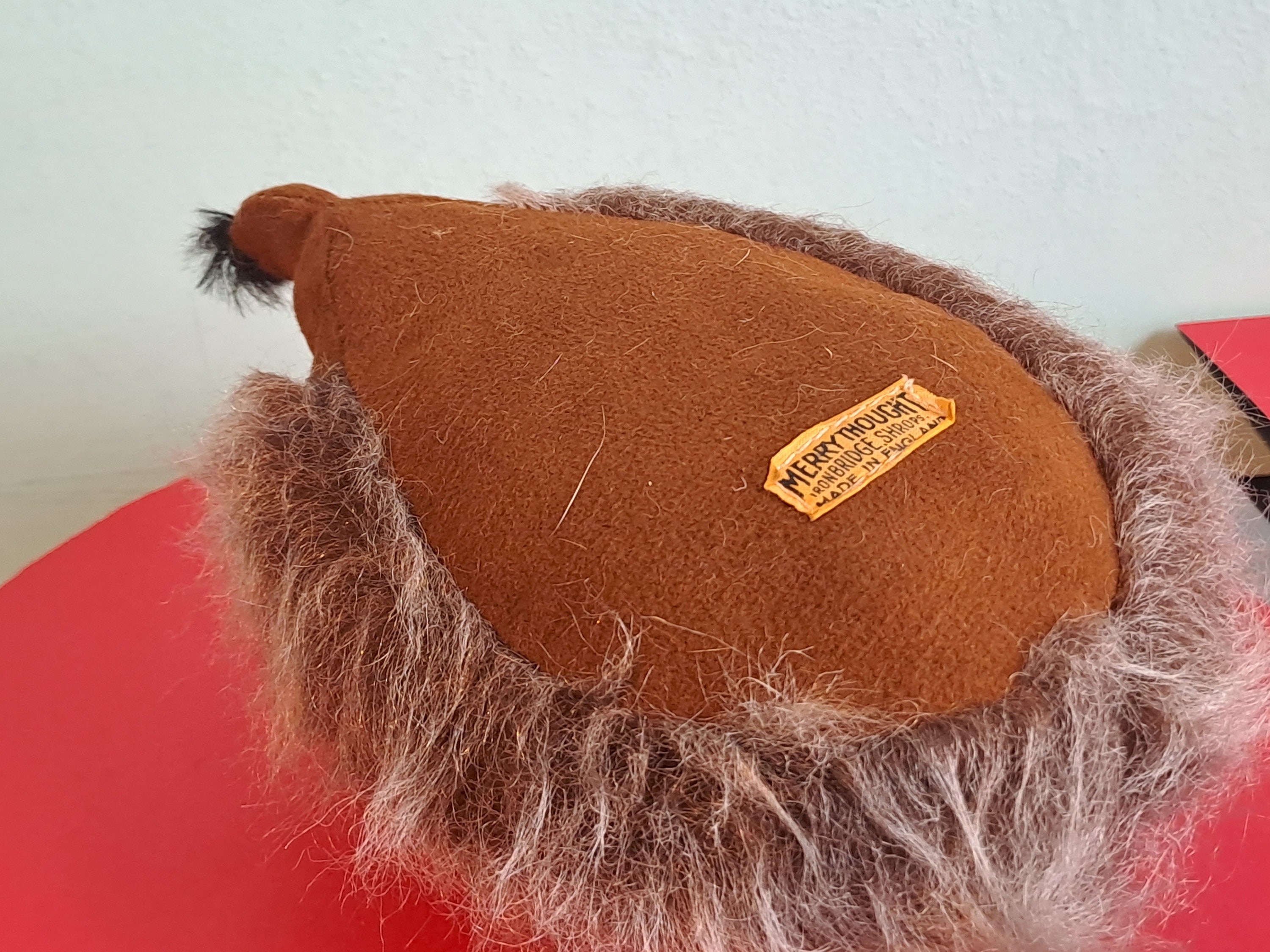 Rare Merrythought Hedgehog With Furry Nose - Vintage Ironbridge