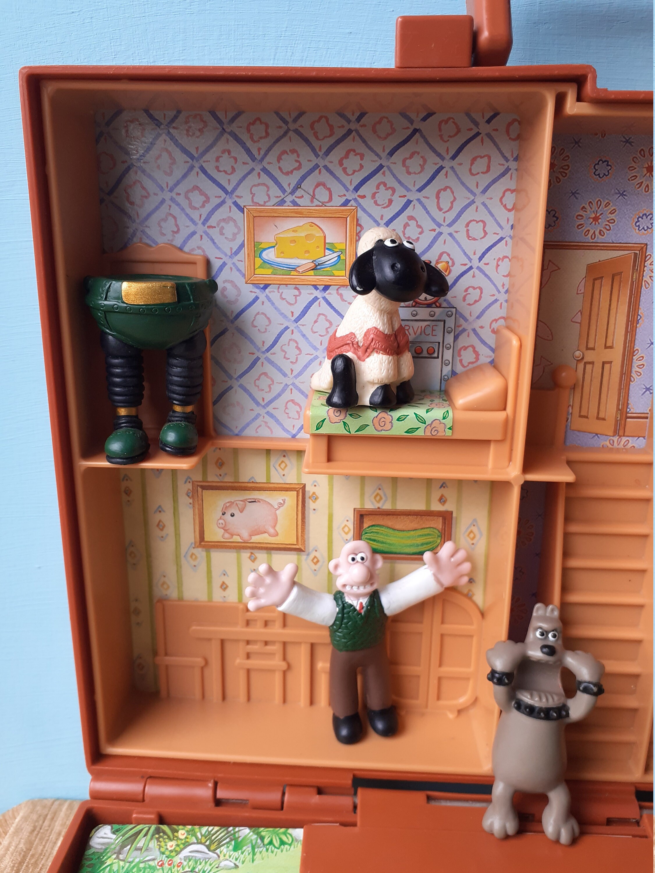 Wallace and Gromit Vintage West Wallaby Street Play House Case Etsy