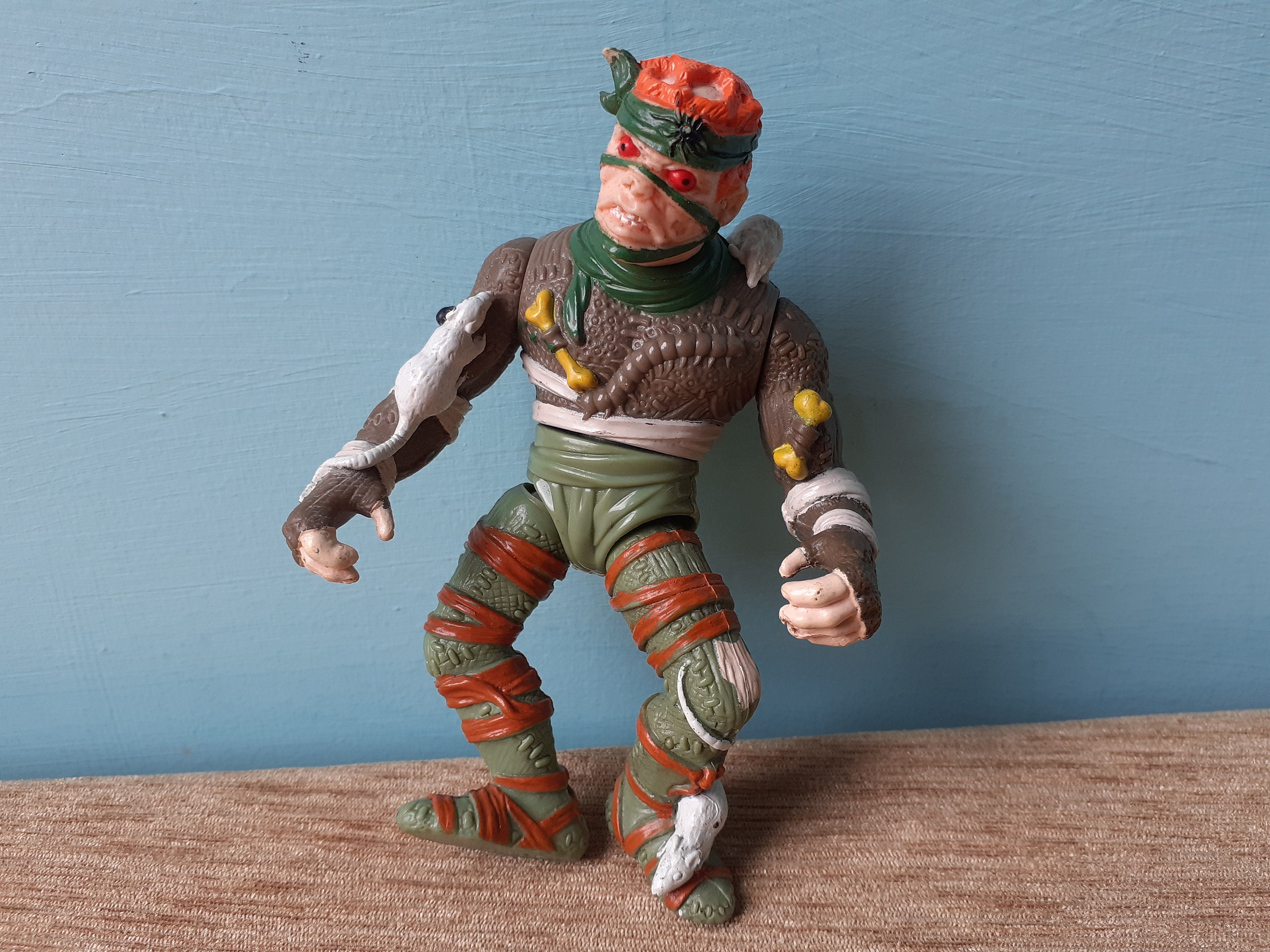 Playmates Teenage Mutant Ninja Turtles TMNT Mirage Studios Rat King 19 –  Vintage Action Figures