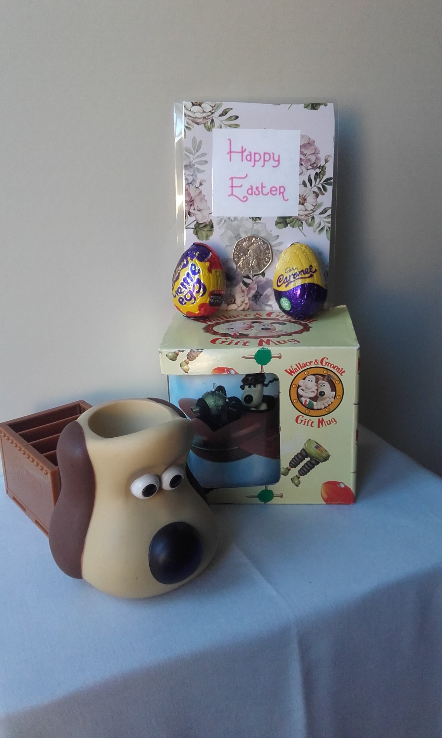 Wallace and Gromit Mug and Egg Cup OOAK Easter Gifts Genuine Etsy