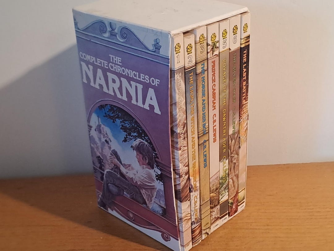 The Complete Chronicles of Narnia 1982 Box Set Lions Books Lion Witch ...