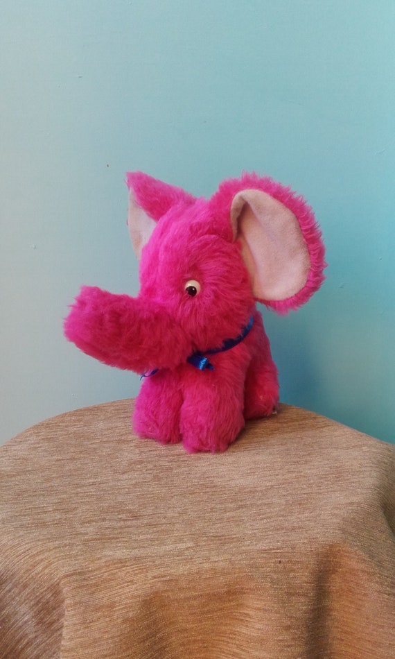 pink elephant teddy