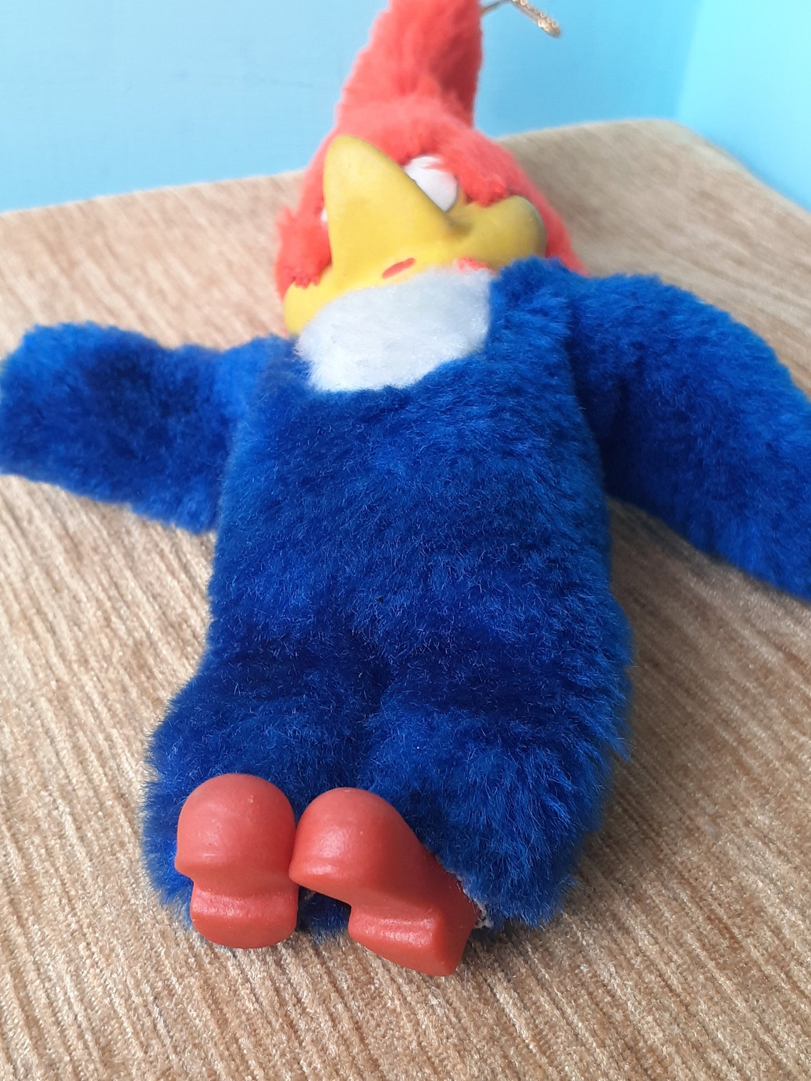 Woody Woodpecker Plush Toy With Rubber Face and Feet Vintage - Etsy