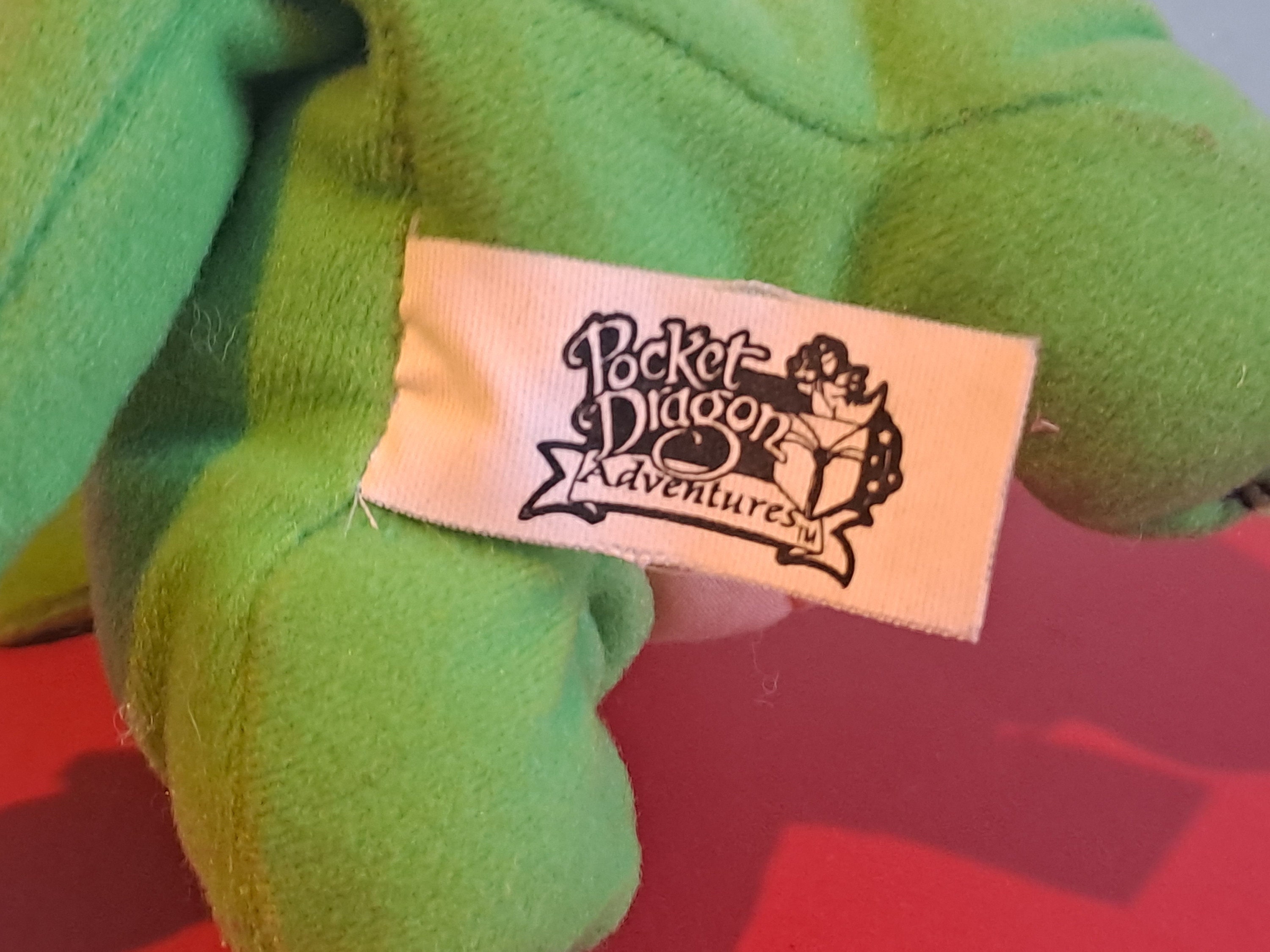 Vintage Pocket Dragons Adventures Filbert Beanie Plush Stuffed Toy 1998 ...
