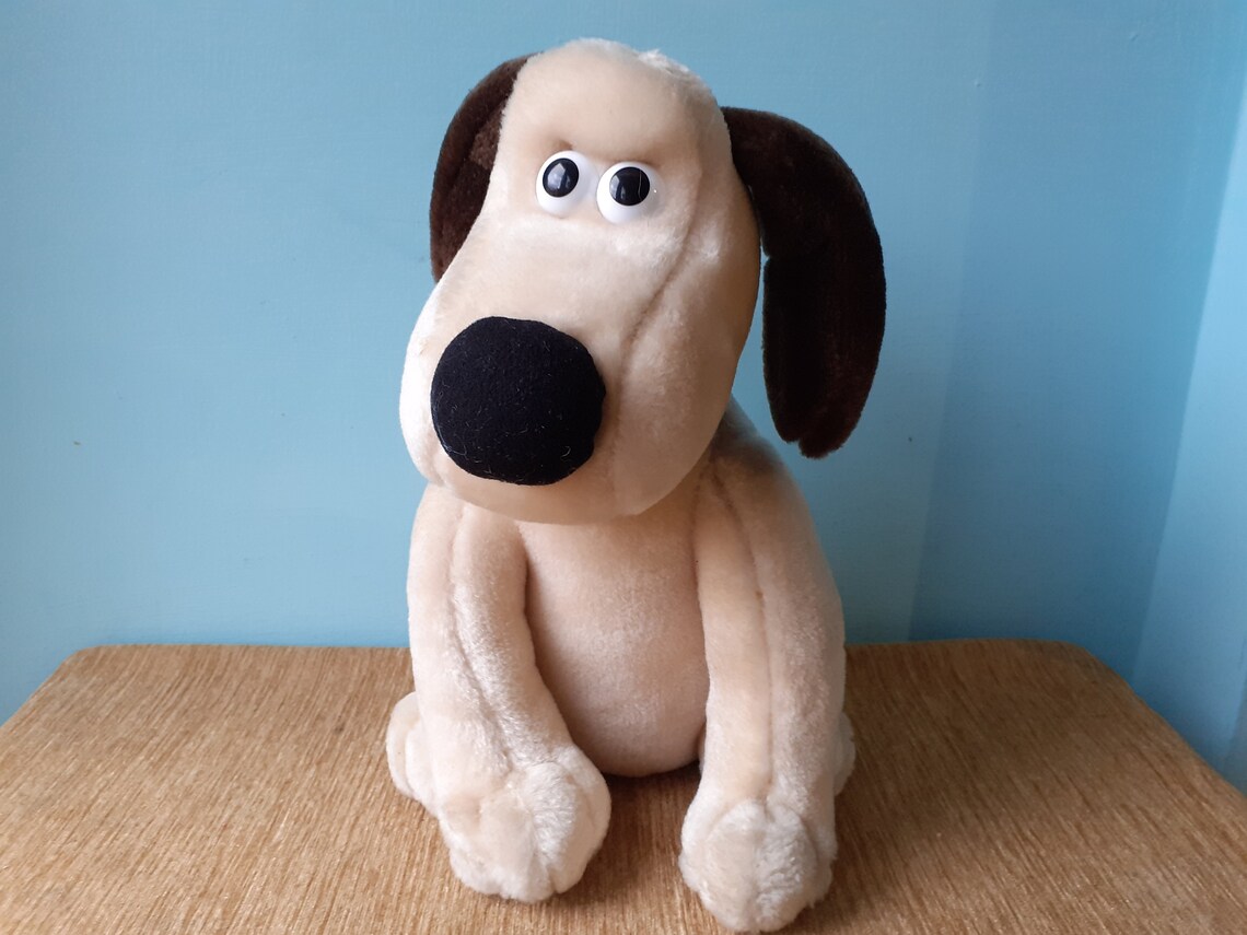 Wallace and Gromit Vintage Sitting Gromit Stuffed Cuddly Dog | Etsy