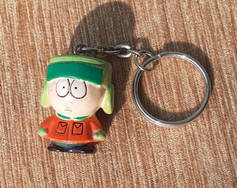 Kyle Broflovski Hard Plastic Key ring / Key Fob / Key Chain from The Vintage 1990s TV Show South Park