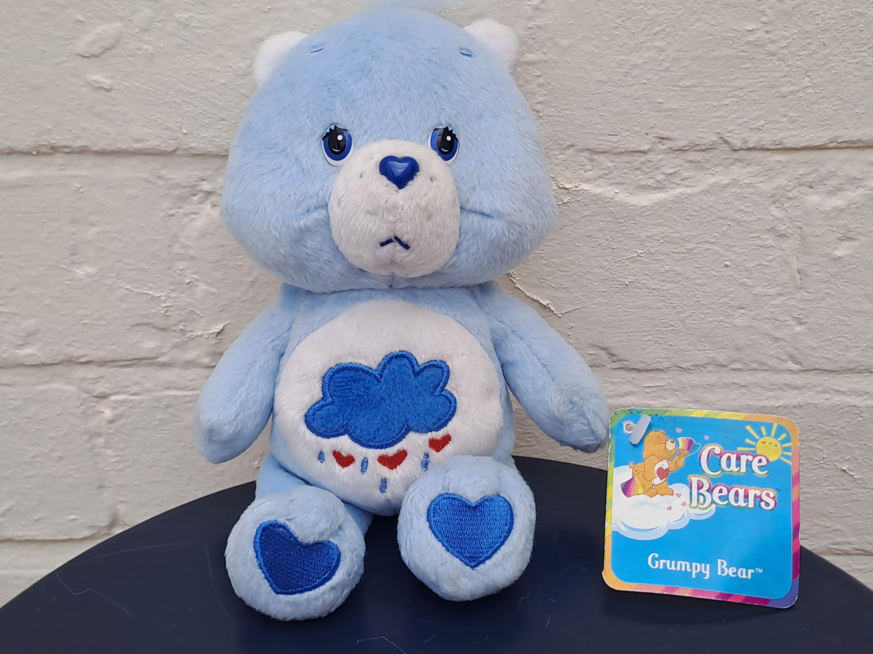 2003 Grumpy Care Bear Teddy With Original Tag - Vintage Plush