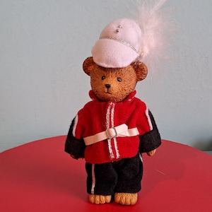 Royal Garde Russ Teddy Town Bär Sammlung Vintage Gelenk Sammler Harz Figur.