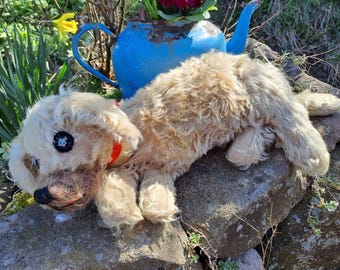 ヴィンテージ 麦わら ぬいぐるみ 犬 パジャマケース メリーソート