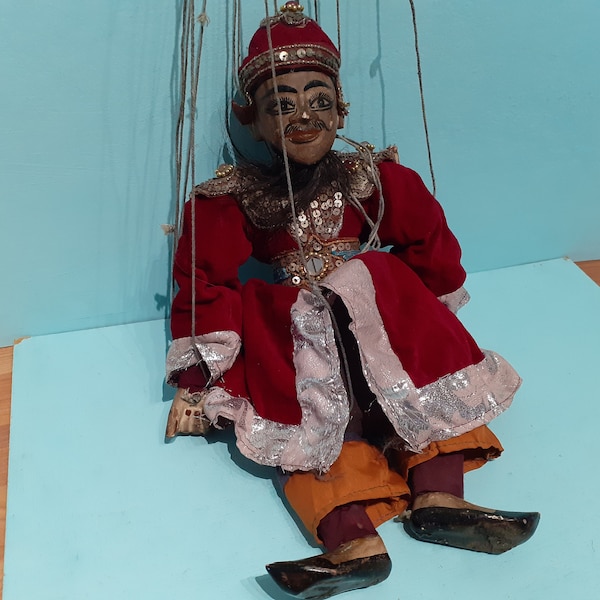 Antique Asian Puppets Etsy