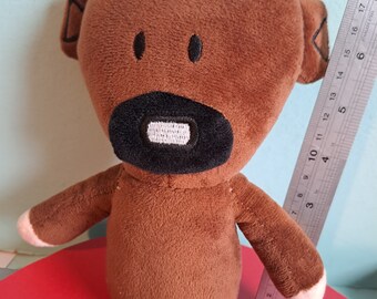 アニメミスタービーンテディベア、レアなビンテージソフトぬいぐるみ