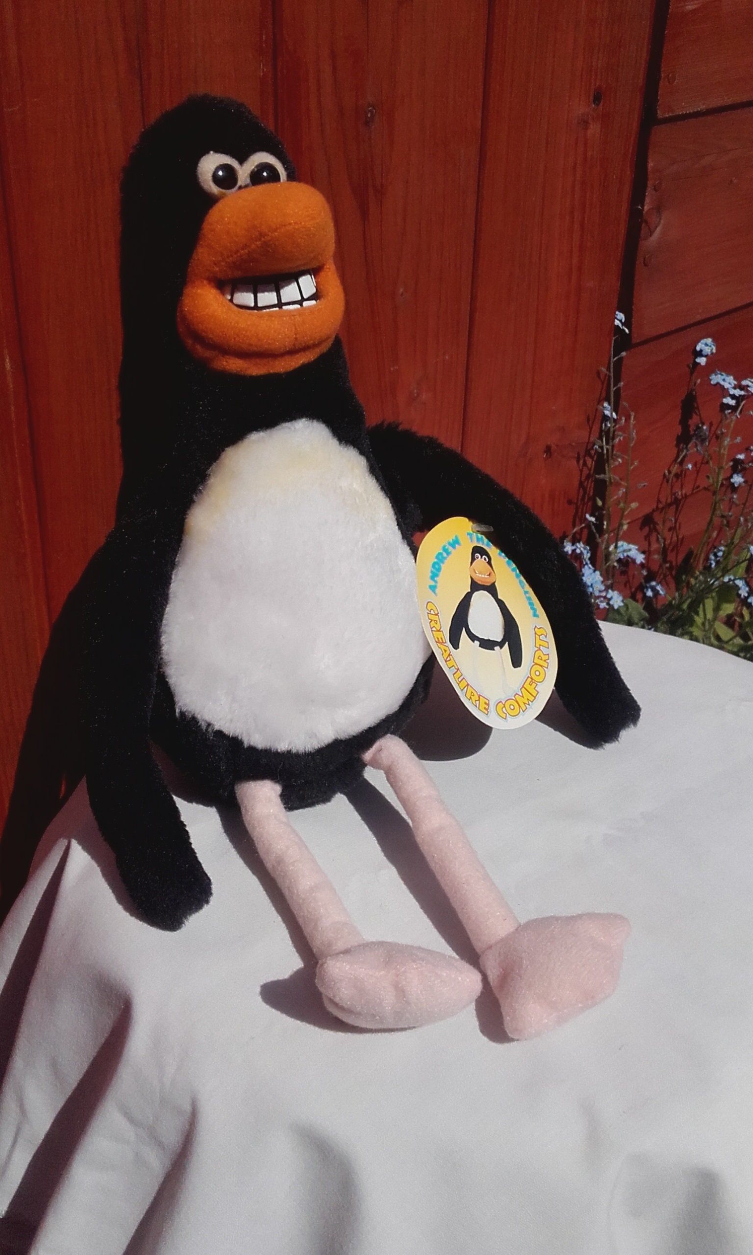 Original Vintage Andrew the Penguin Creature Comforts Aardman