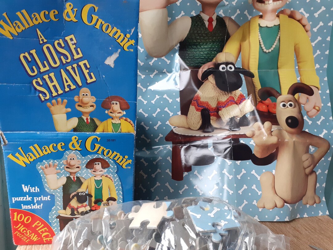 Wallace and Gromit 100 Piece Jigsaw Puzzle Original Packaging Etsy