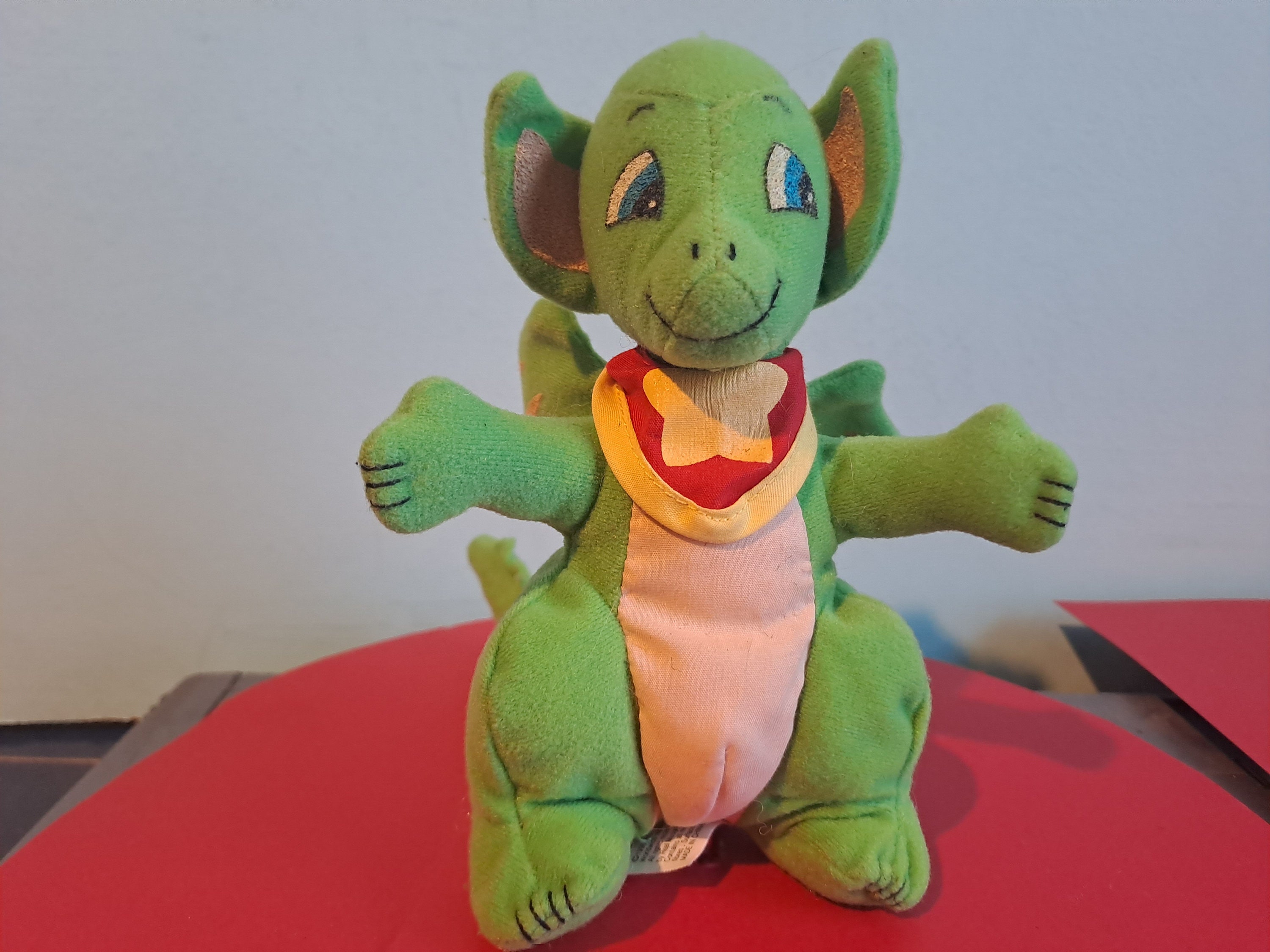 Vintage Pocket Dragons Adventures Filbert Beanie Plush Stuffed Toy 1998 ...