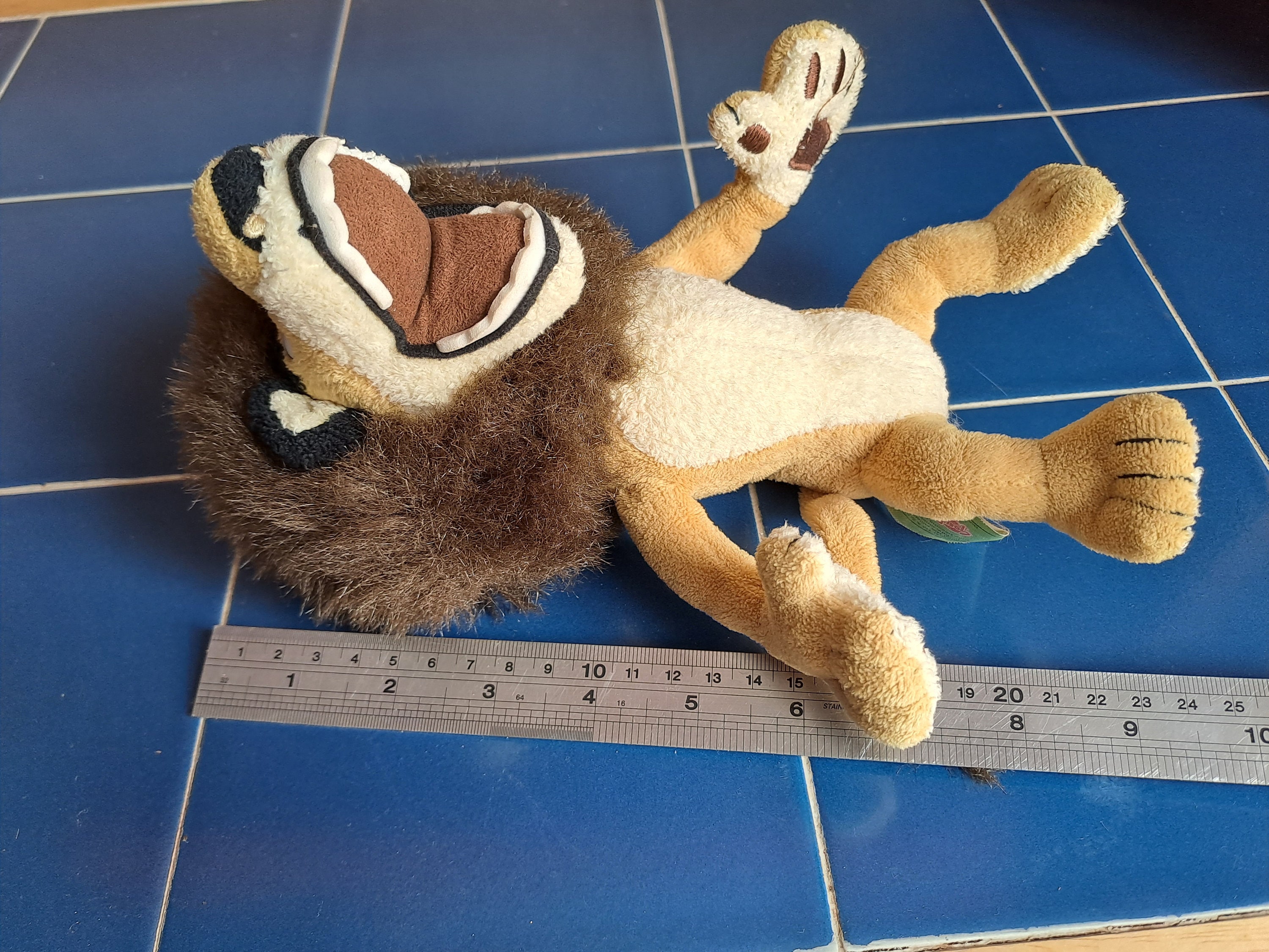 映画「マダガスカル」のアフリカライオン、アレックスのビンテージ