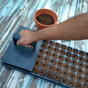 The Original 24-Hole Soil Digger and Soil Spacer for Planting Seeds - New Gardening Tool, Garden Accessory, Gift for Gardener, Planting Tool image 6