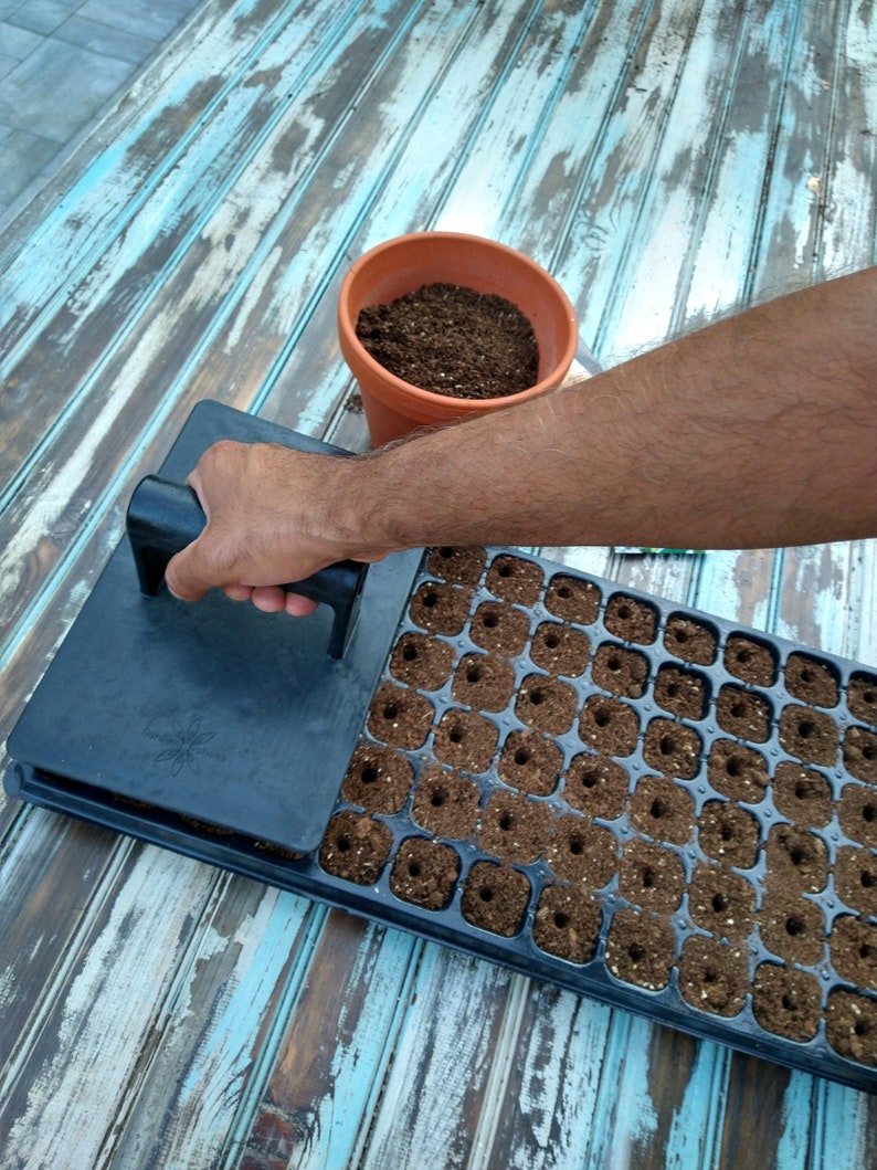 The Original 24-Hole Soil Digger and Soil Spacer for Planting Seeds - New Gardening Tool, Garden Accessory, Gift for Gardener, Planting Tool image 6