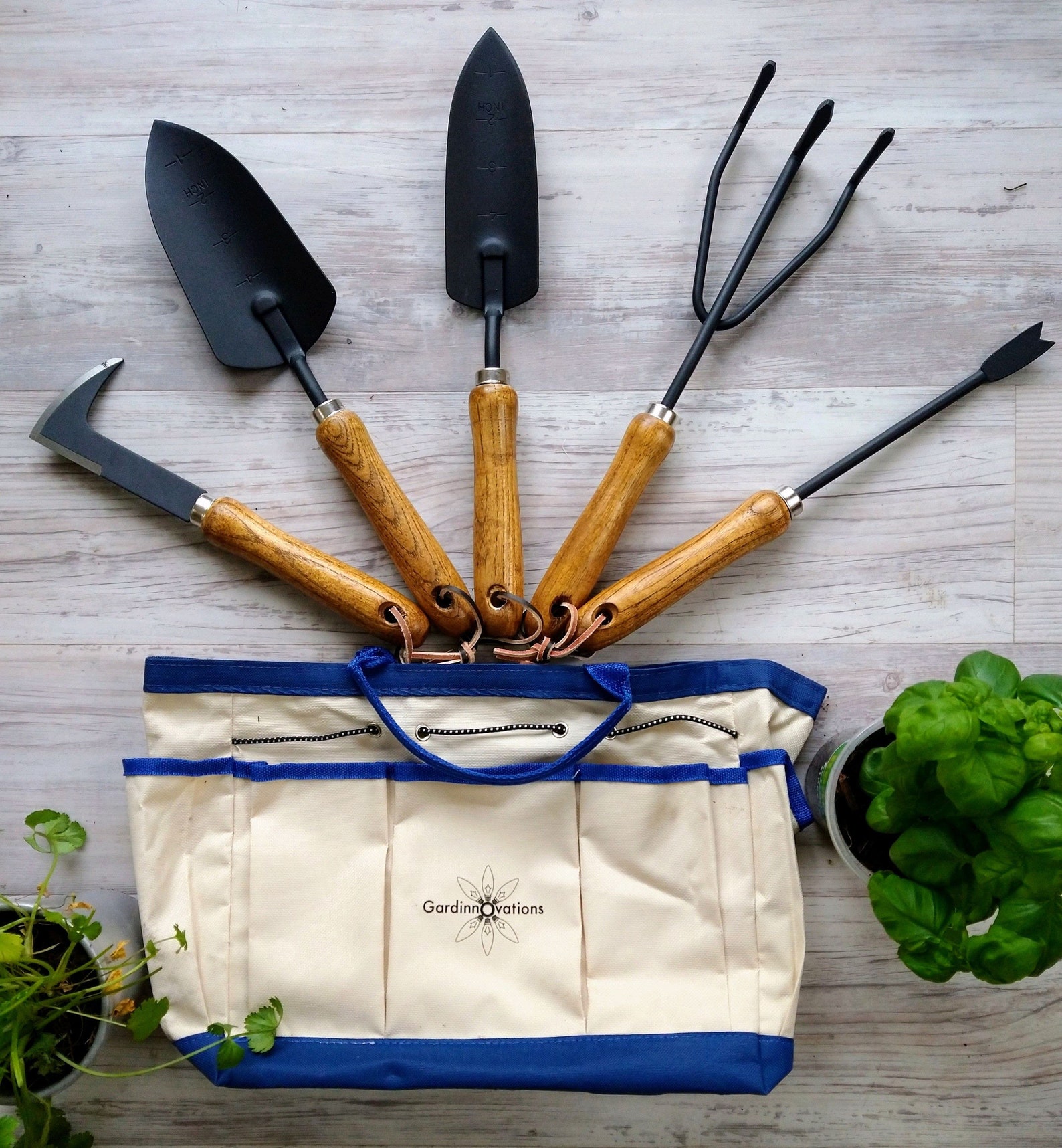 Essential Garden Tools Gift Set With Solid Wooden Handles and Etsy