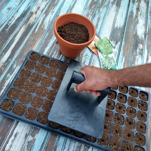 The Original 24-Hole Soil Digger and Soil Spacer for Planting Seeds - New Gardening Tool, Garden Accessory, Gift for Gardener, Planting Tool image 5